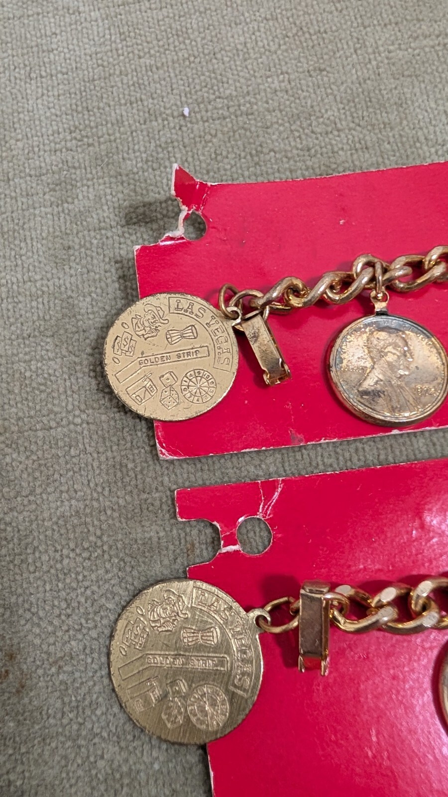 Lot of 10 Coins bracelets Vintage Nickels Dimes Pennie Indian Head