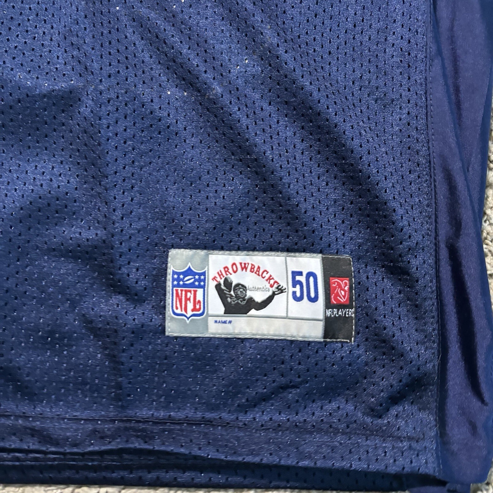 Vintage Dez Bryant Dallas Cowboys Reebok Onfield Jersey Size 50 Throwbacks Blue