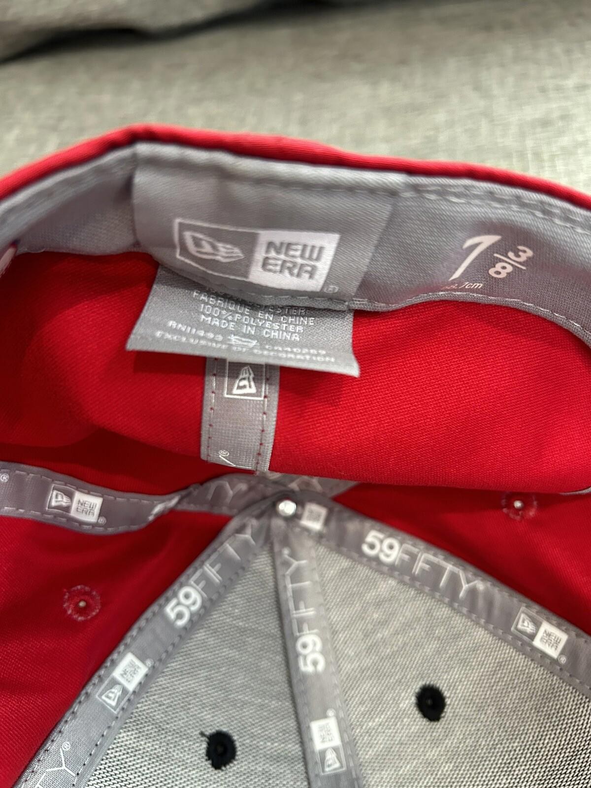 MLB Cincinnati Reds New Era 59FIFTY Pro Light 2018 Spring Training Hat 7 3/8