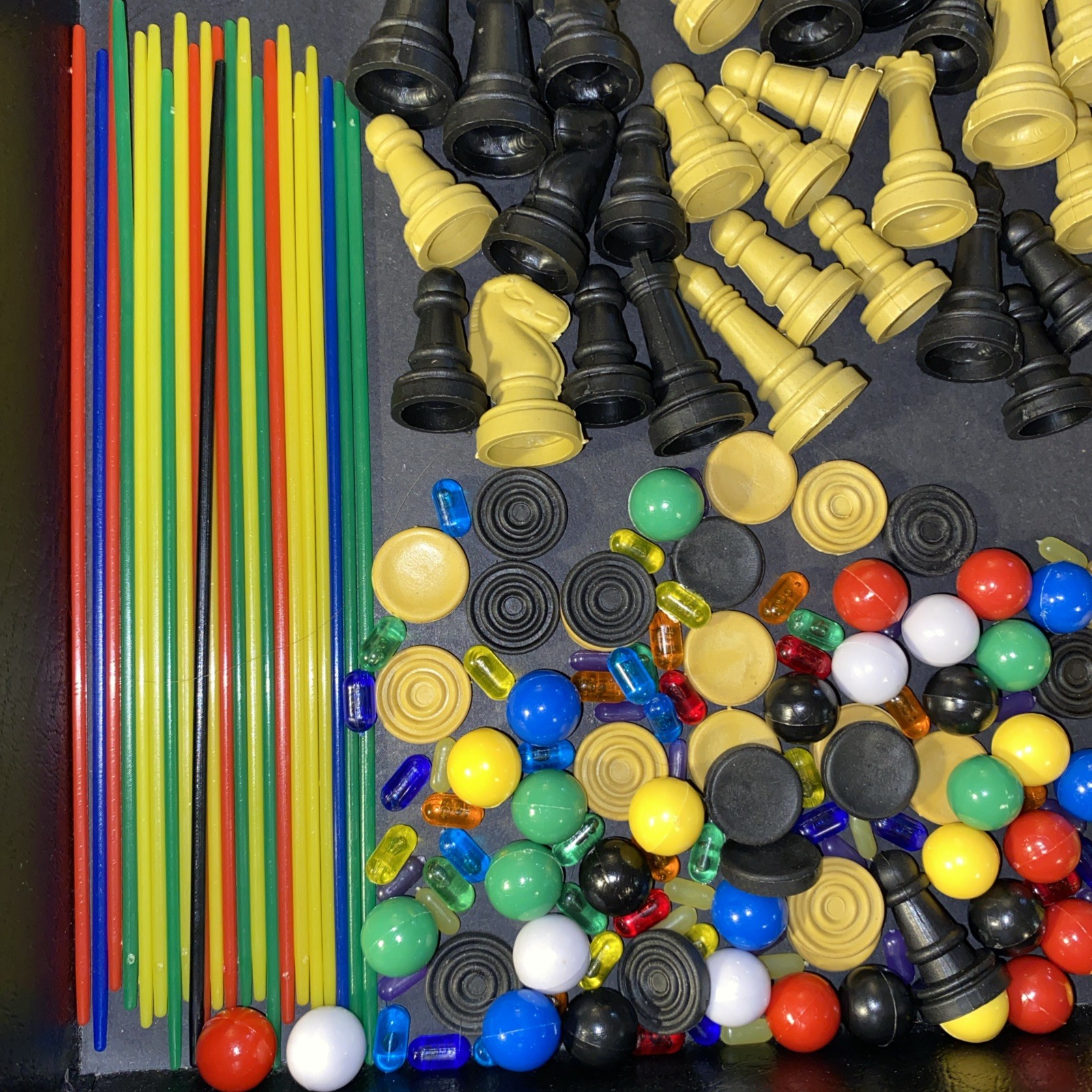 Junk Drawer Plastic Game Piece Lot