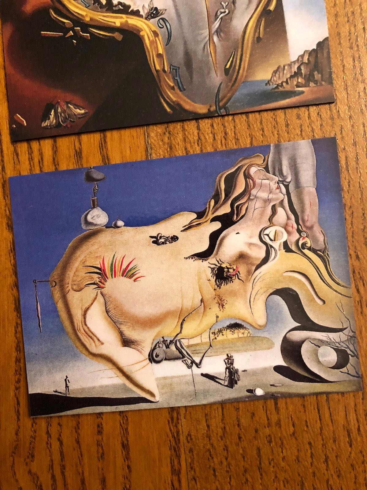 Salvador Dali fridge magnets Surreal modern art fantasy worlds Spanish master