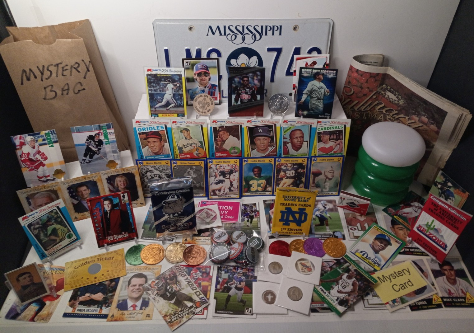 Large Junk Drawer Lot Mixed Collectibles, Coins, Cards & Misc Collectibles, #JD