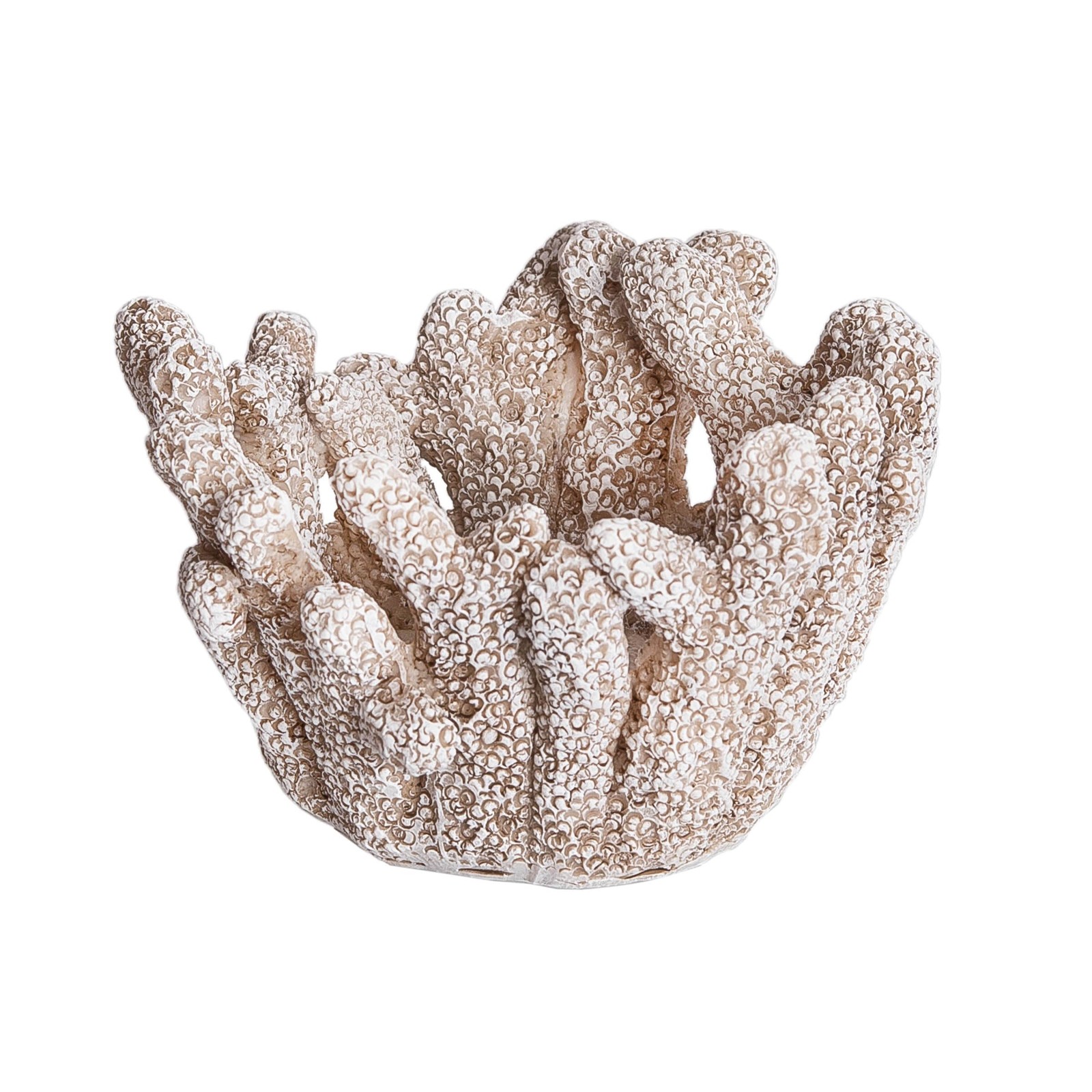 Beachcombers Small Coral Figurine, 4.7-Inch, Resin, Natural