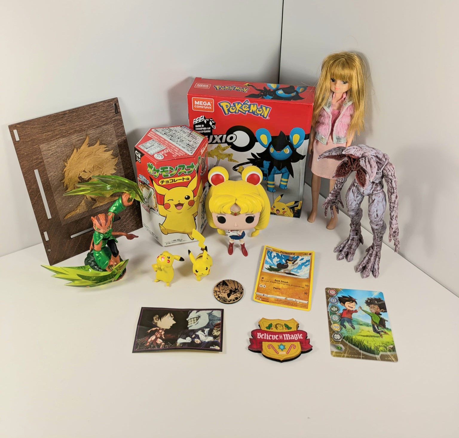 Junk Drawer Lot Pokemon Bakugan Skylanders Takara Sailor Moon Demigorgon
