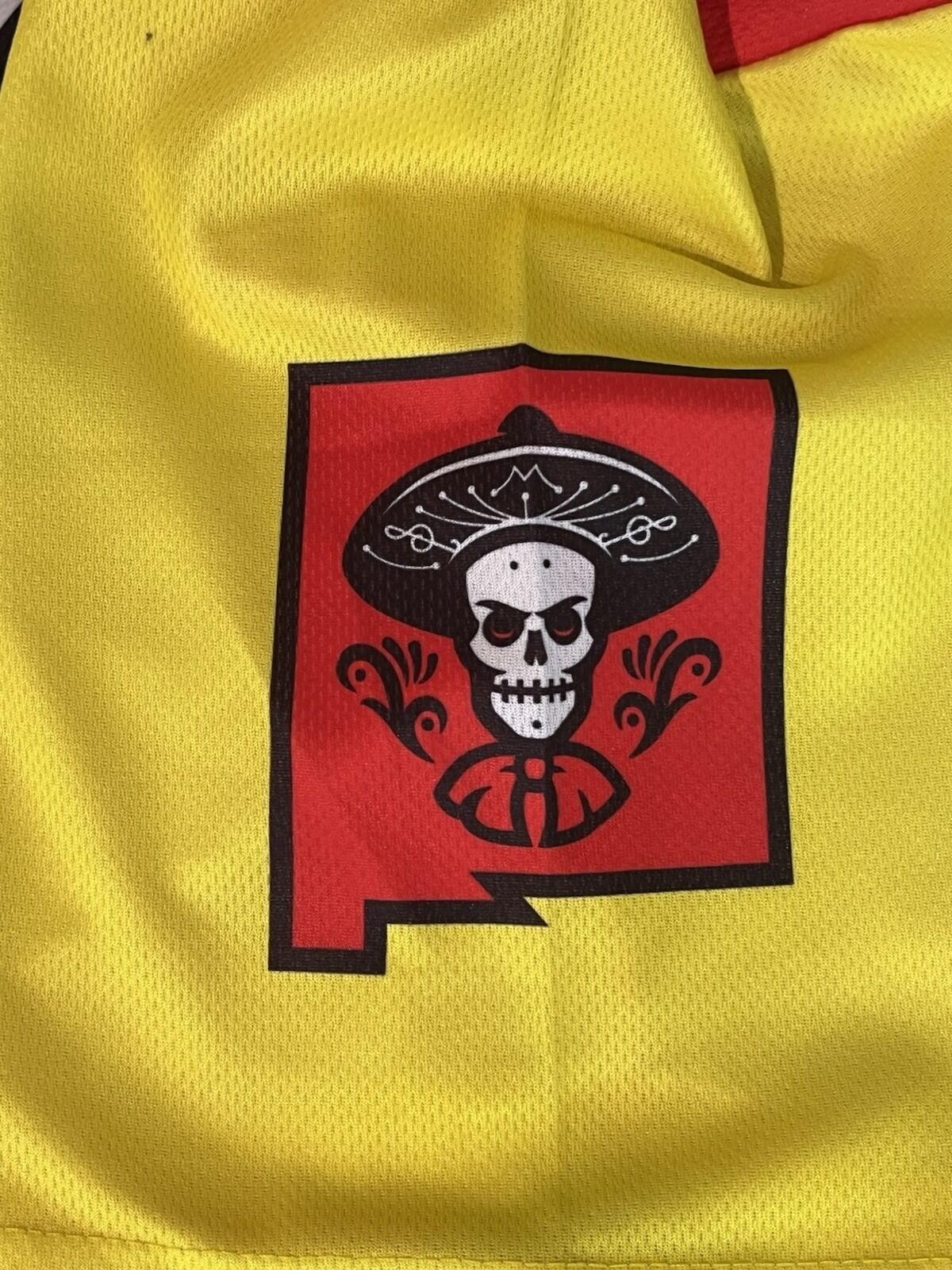 Albuquerque Isotopes 20th Anniversary Marachis de Nuevo Mexico Jersey Adult L