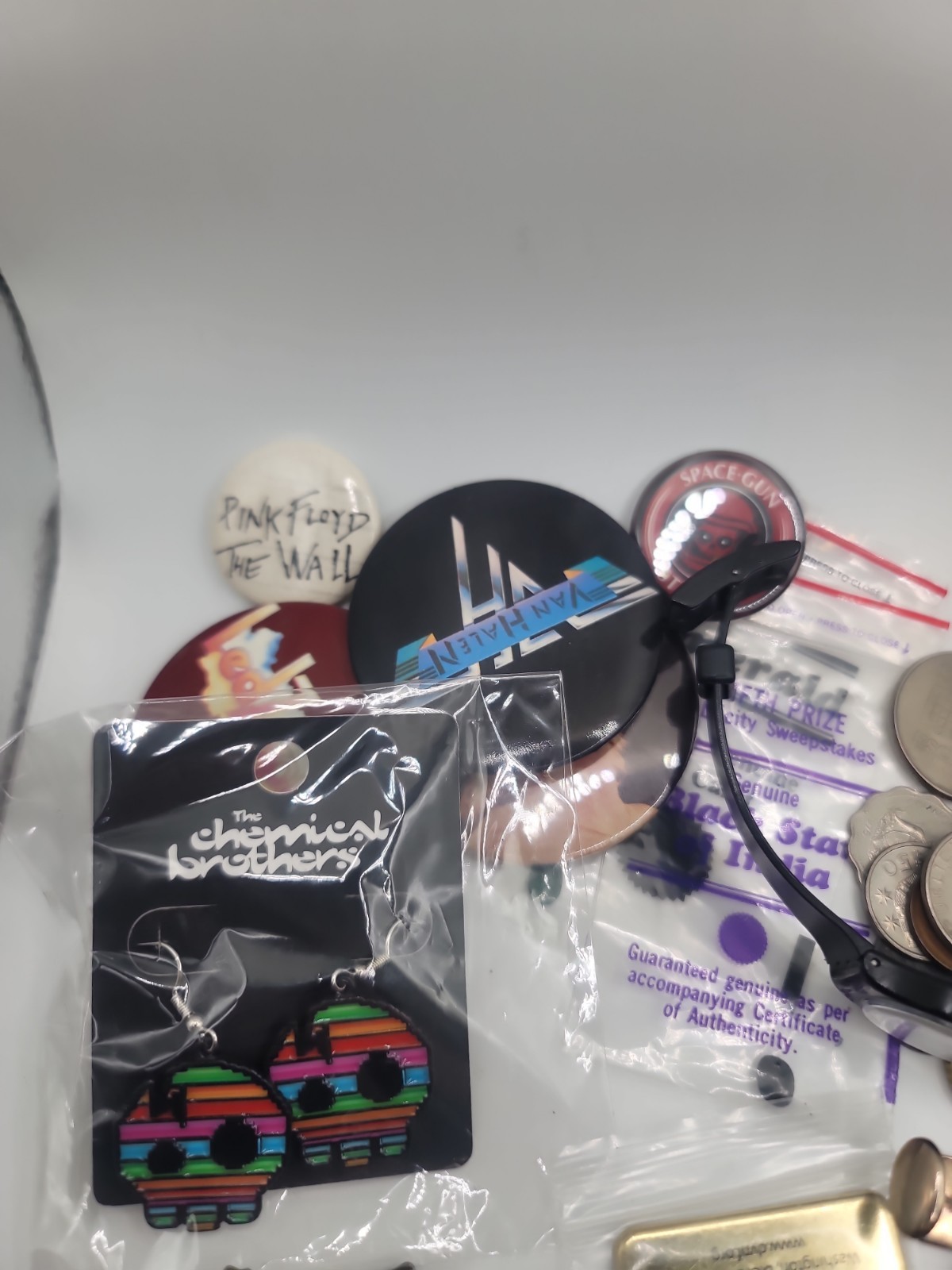 Huge Junk Drawer Lot Vintage Keys, Coins, Jewelry, And More