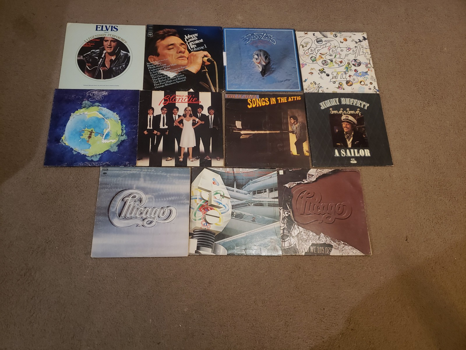 4000 RECORDS ALBUMS LOT (1/2 ROCK/POP/jazz, blues, r&b, soul) & (3/8 country)
