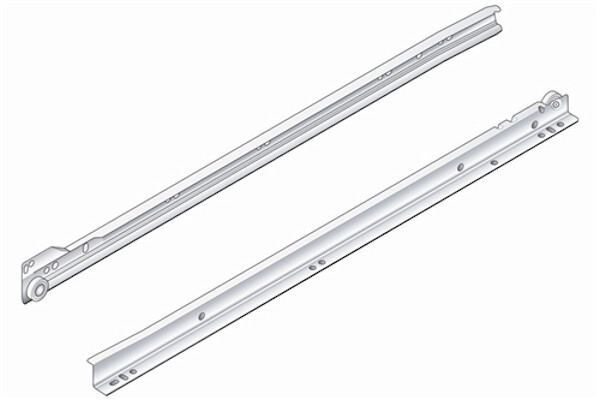 (5 Pack) Box of 25 Sets 10 inch 250mm 100 Pound Euro Drawer Slides PRO5010