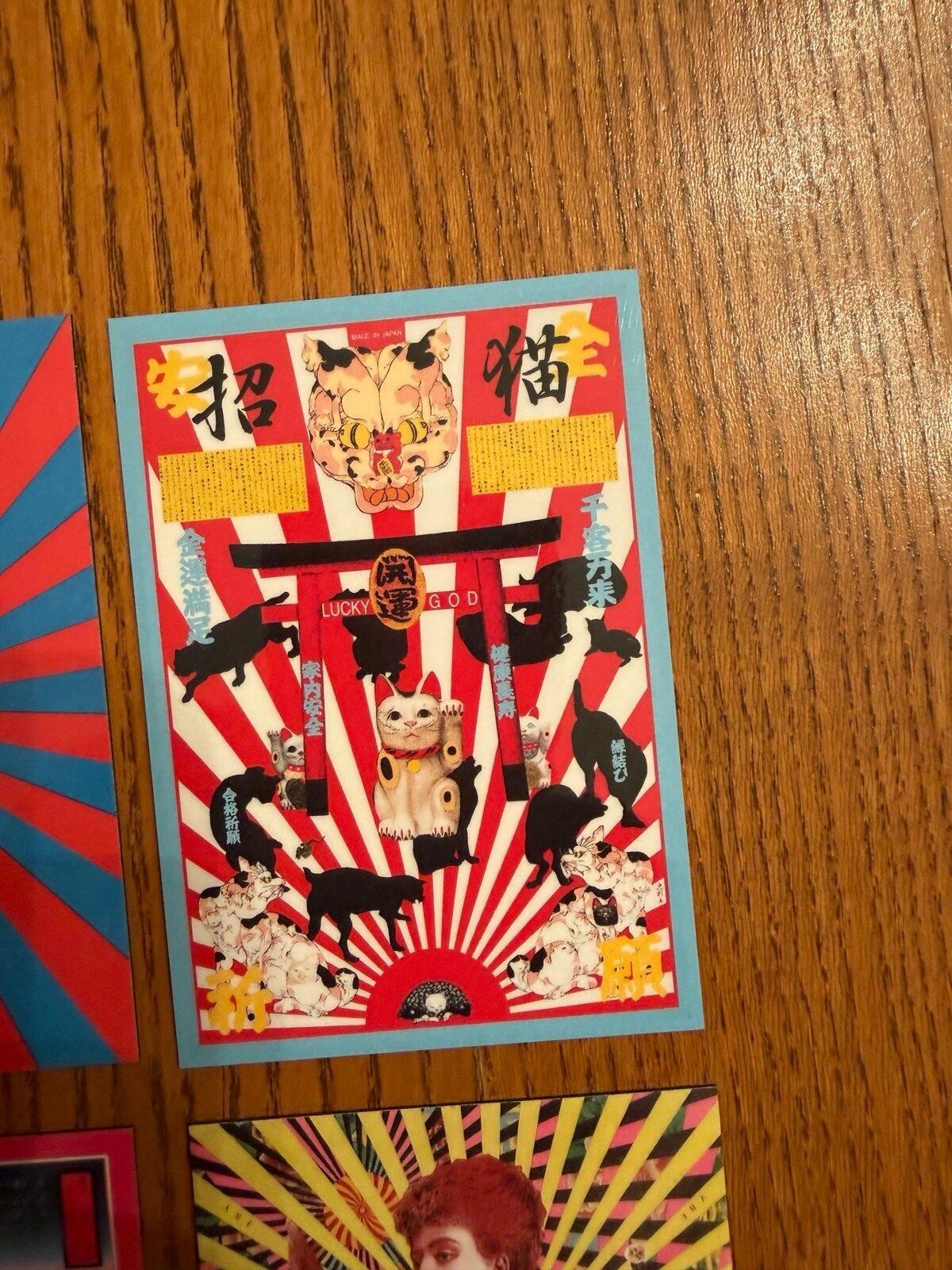Tadanori Yokoo FRIDGE MAGNETS Japanese psychedelic art Japan