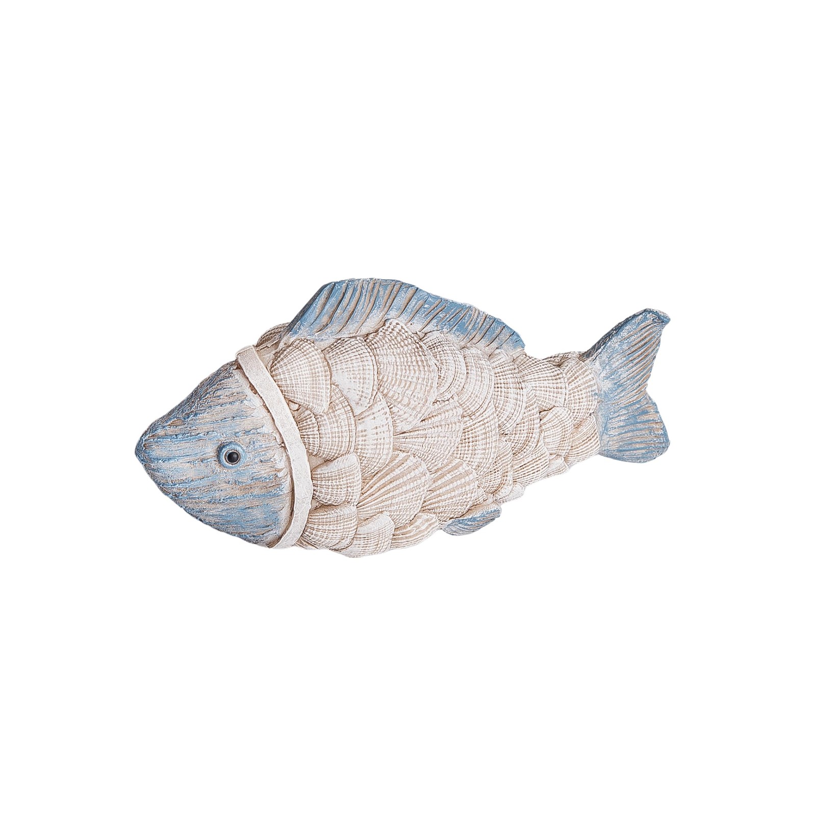 Beachcombers Small Shell Fish Decorative Object Figurine Blue