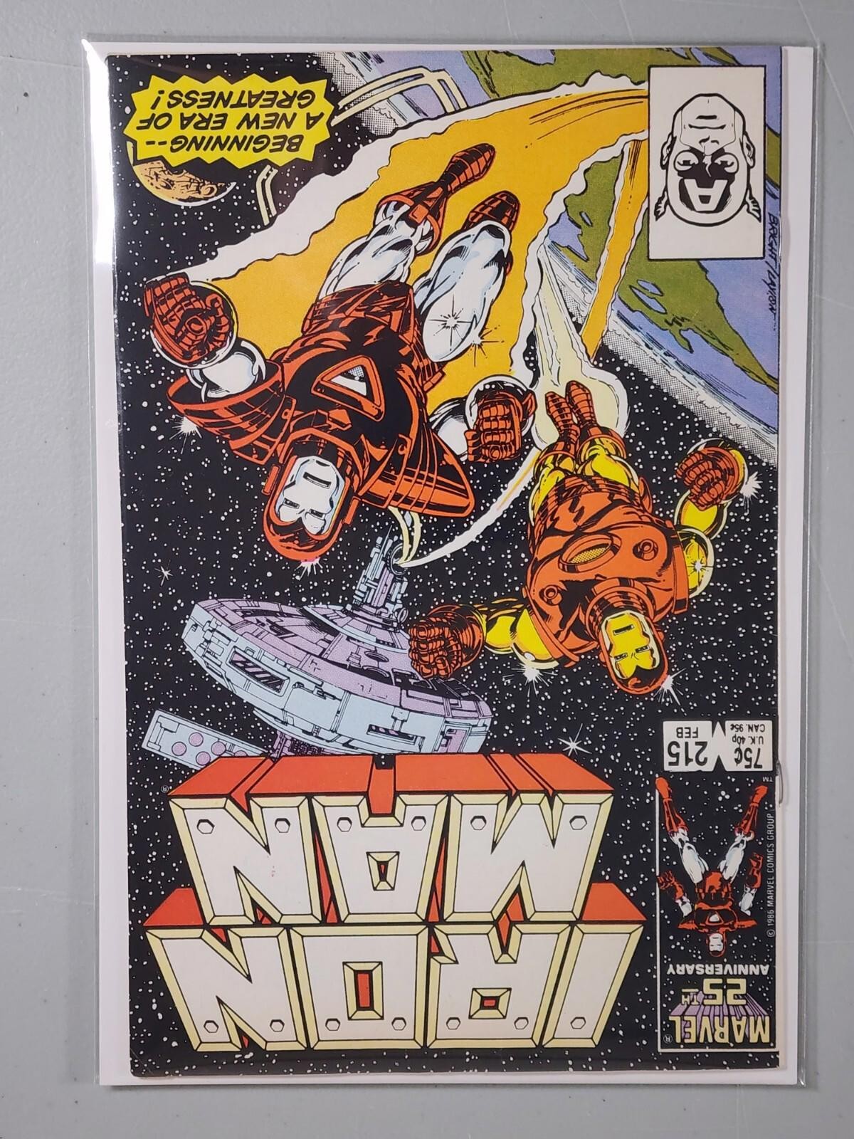 IRON Man #213 214 215 216 VF/NM or Better Marvel 1986