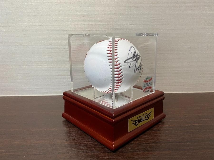 Kodai Norimoto Autographed Baseball Rakuten Eagles 3rd Consecutive Strikeout Ki