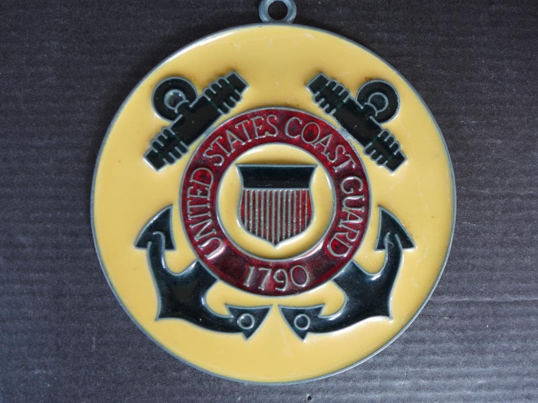 Period Military United States Coast Guard Plate