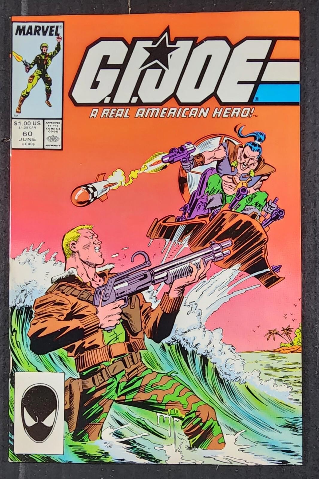 GI JOE #60 NM Marvel Comics Early Todd McFarlane Art 1987