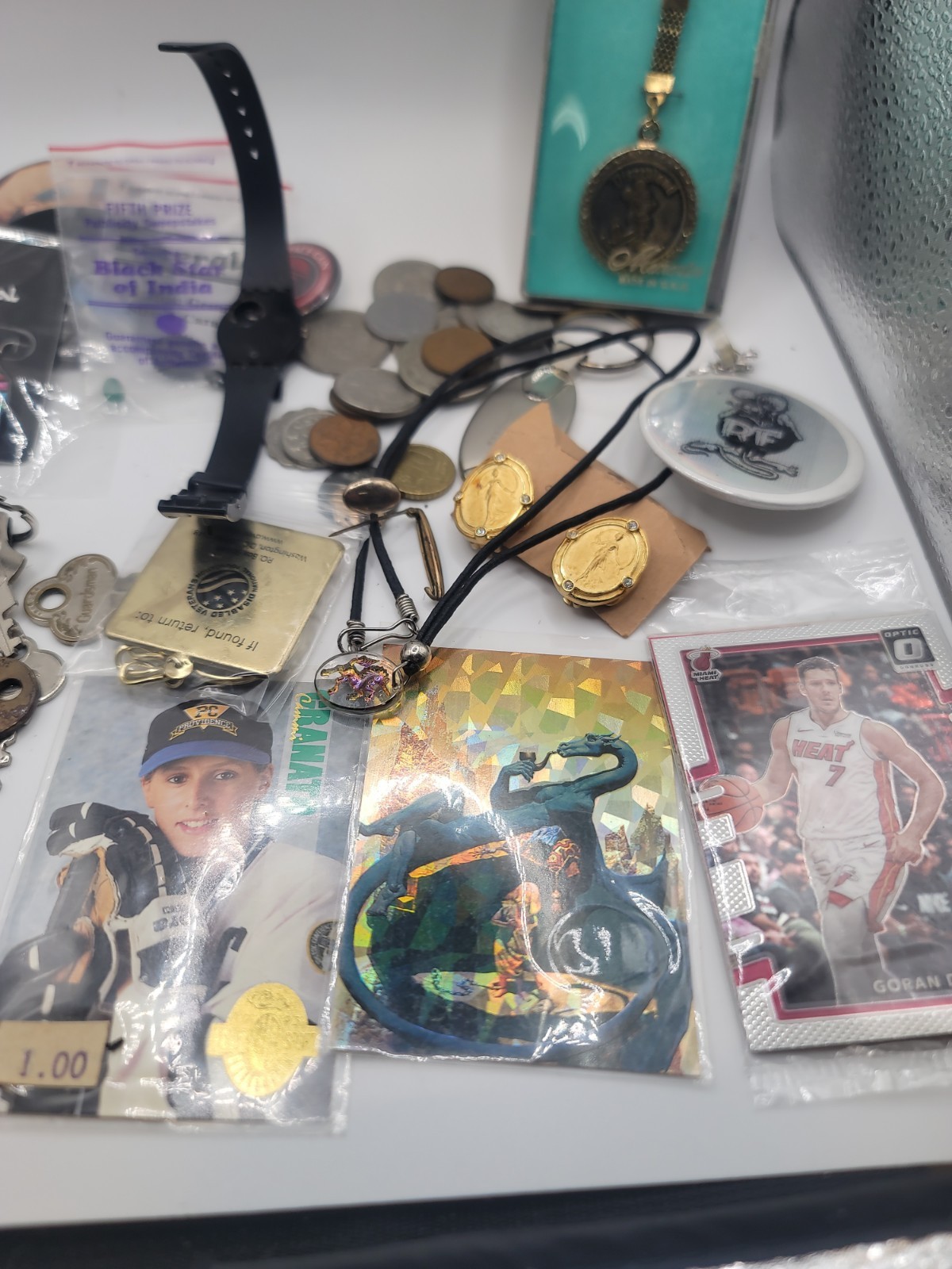 Huge Junk Drawer Lot Vintage Keys, Coins, Jewelry, And More