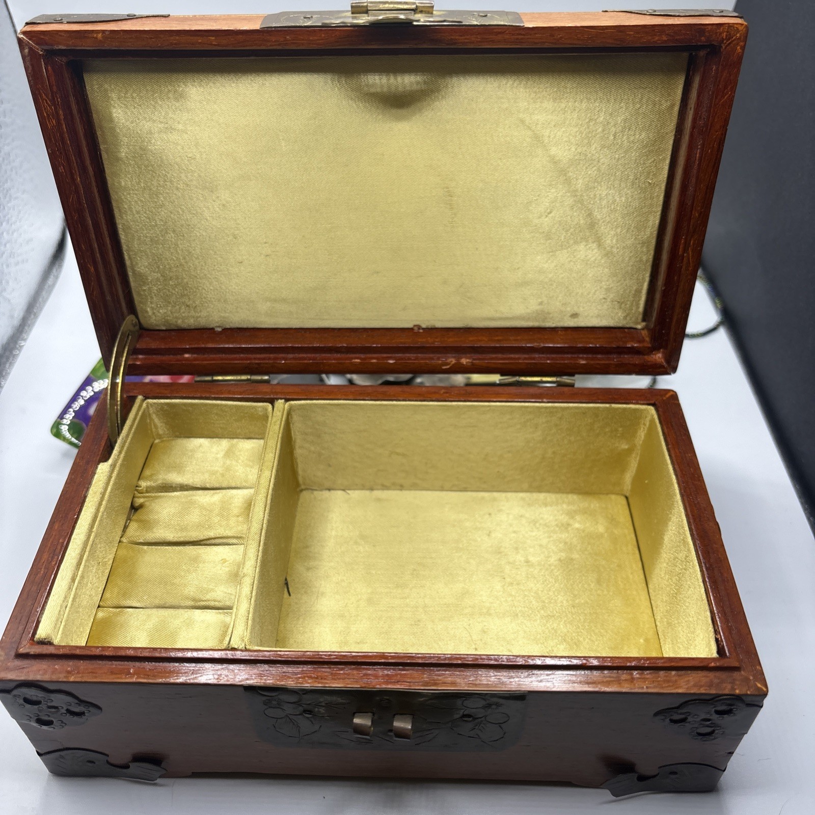 Asian Box Lot Of Collectibles- Silver, Brooches, Etc. Nice Lot!