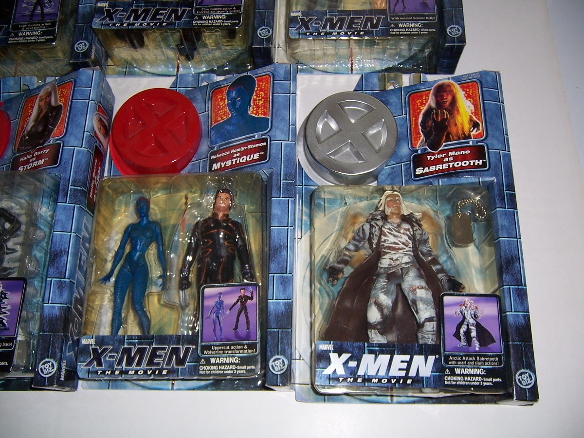 NEW X-MEN The Movie Figure Lot Set of 12 – One Owner Rogue Mystique Wolverine +