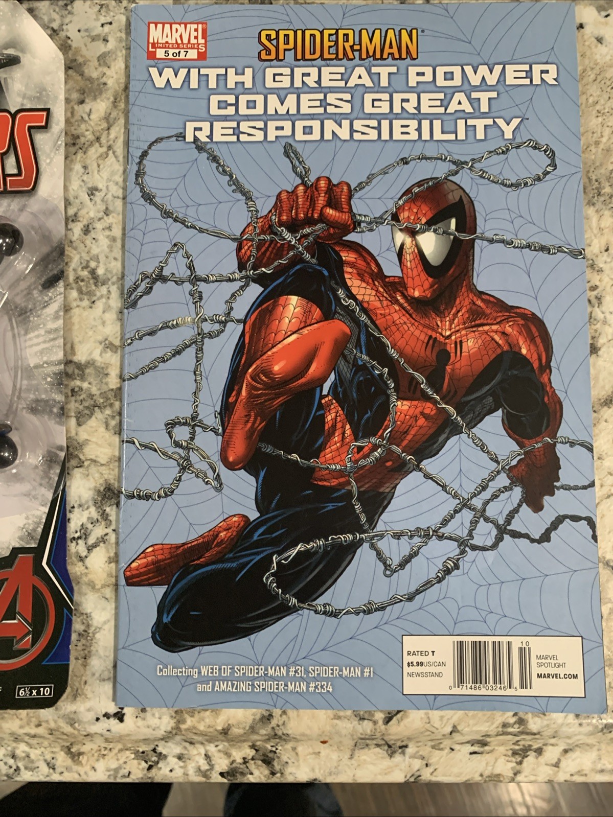 Junk Drawer Marvel Spiderman Themed Collector Items Comics Action Figures & More