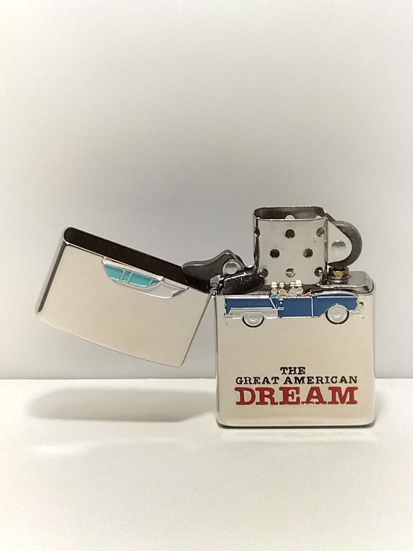 Zippo The Great American Dream Trick Chrome Polish 2004 Used Collectible