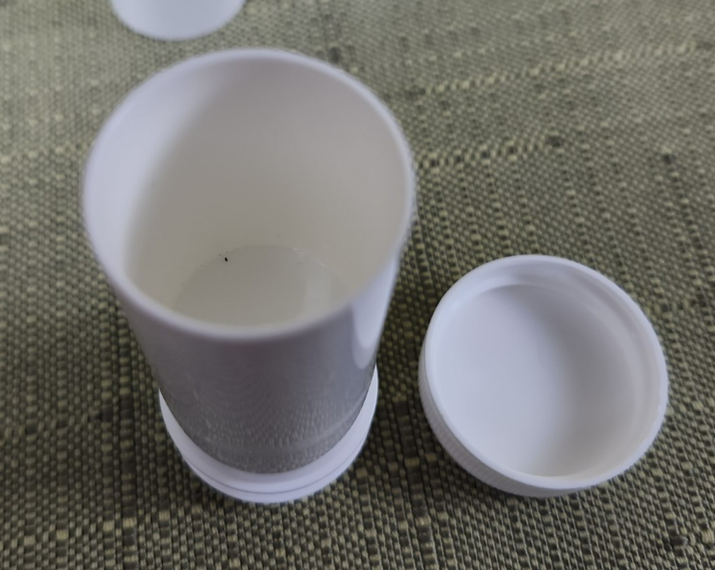 Junk Drawer Lot of New Plastic Tubes Containers with Lids, Various Sizes