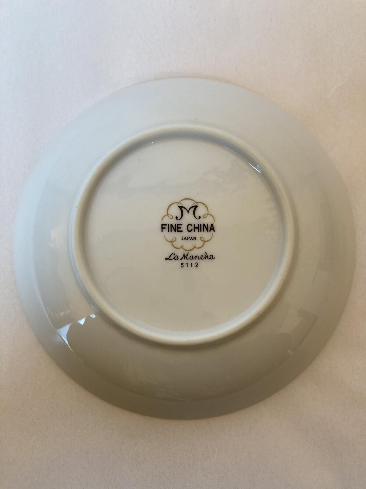 Fine China Plate Floral Border Gold Trim La Hacienda Single