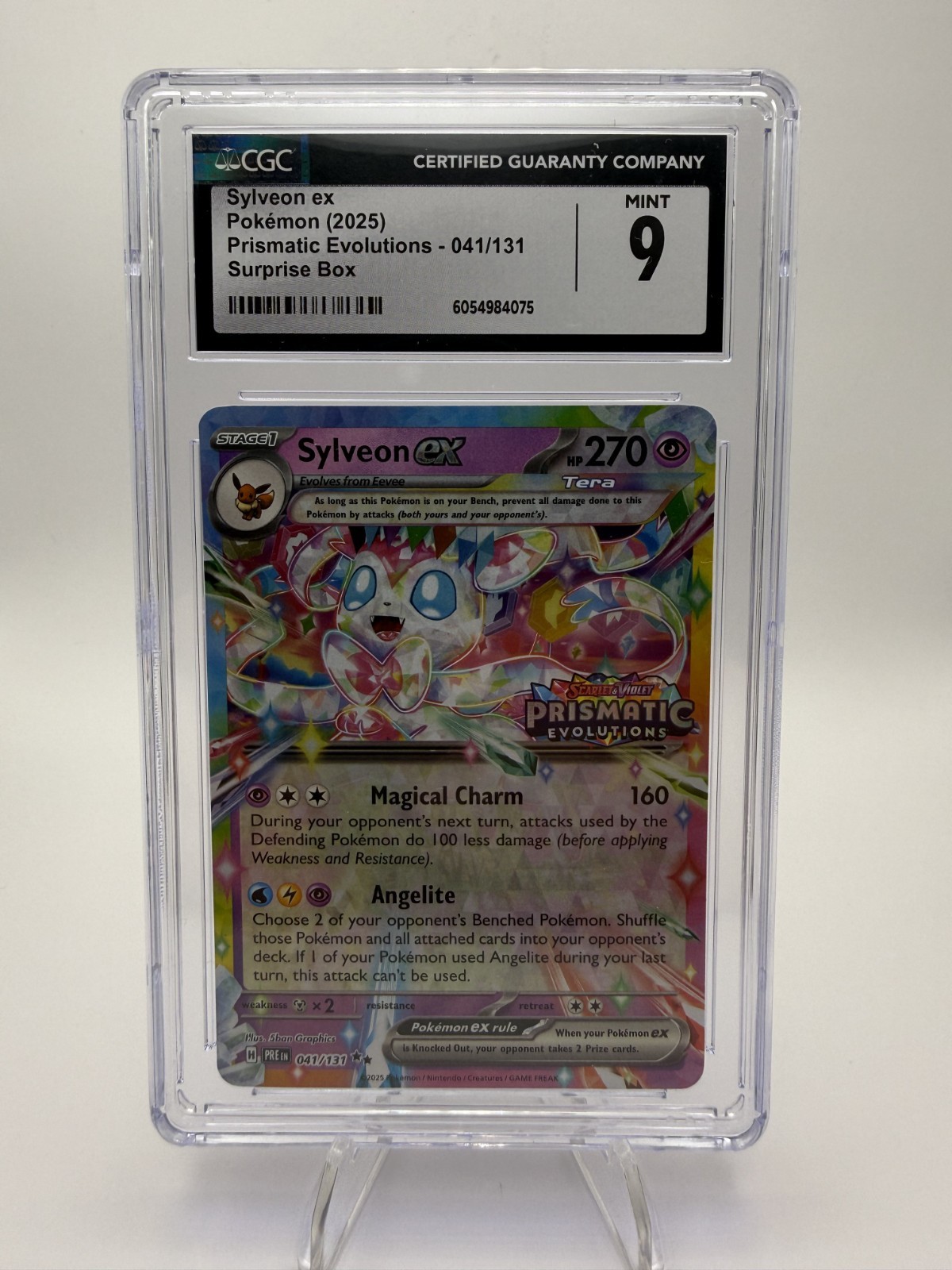 Leafeon 006/131, Sylveon 041/131, Glaceon 026/131 CGC MINT 9