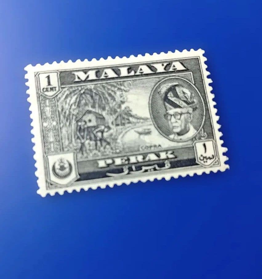 10040 Foreign stamp Perak state of the former Federation of Malaya (currently