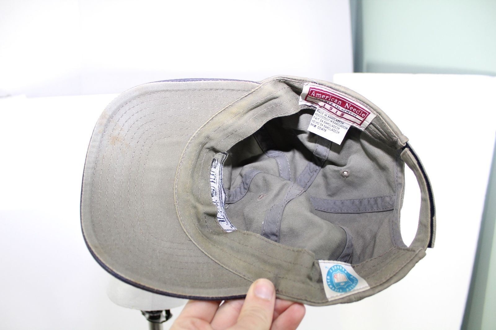 Vintage Tennessee Titans NFL Khaki Dad Hat American Needle 1 Size Strapback Cap