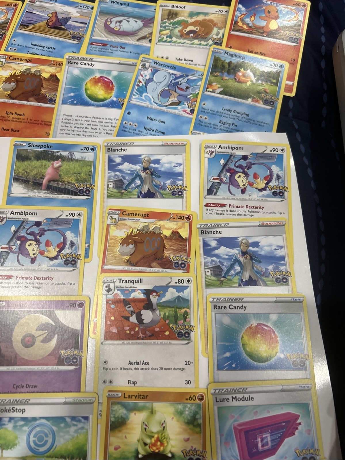 Lot Of 48 Pokemon Go Basic Cards Only Good Conditions Look In The Pictures