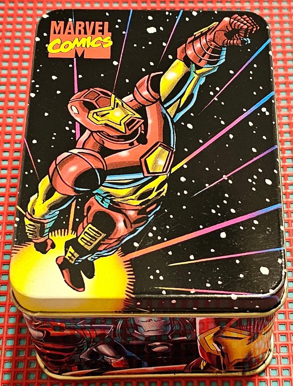 Marvel Comics Iron Man Fantastic Four Lot of 2 Trading Card Tins by Nabisco