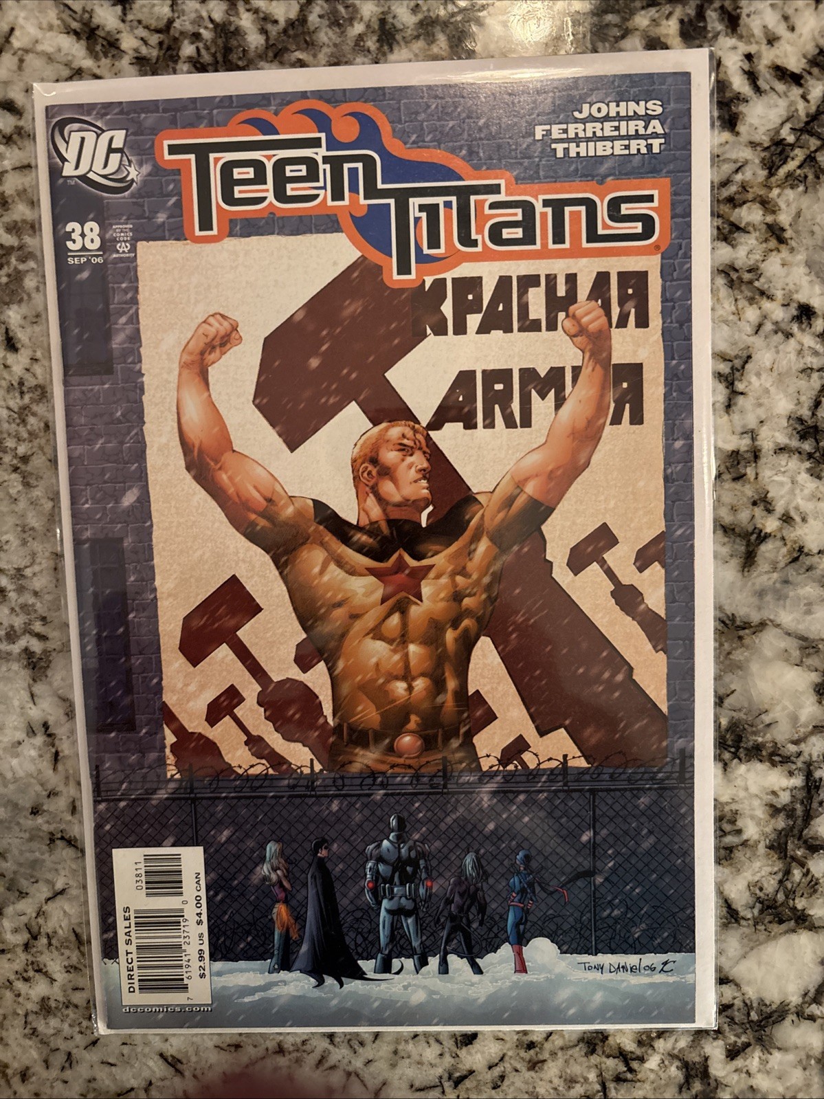 Lot Of 4 Teen Titans #38 #53 #55 #57 DC Comics Great Divide, Terror Titans