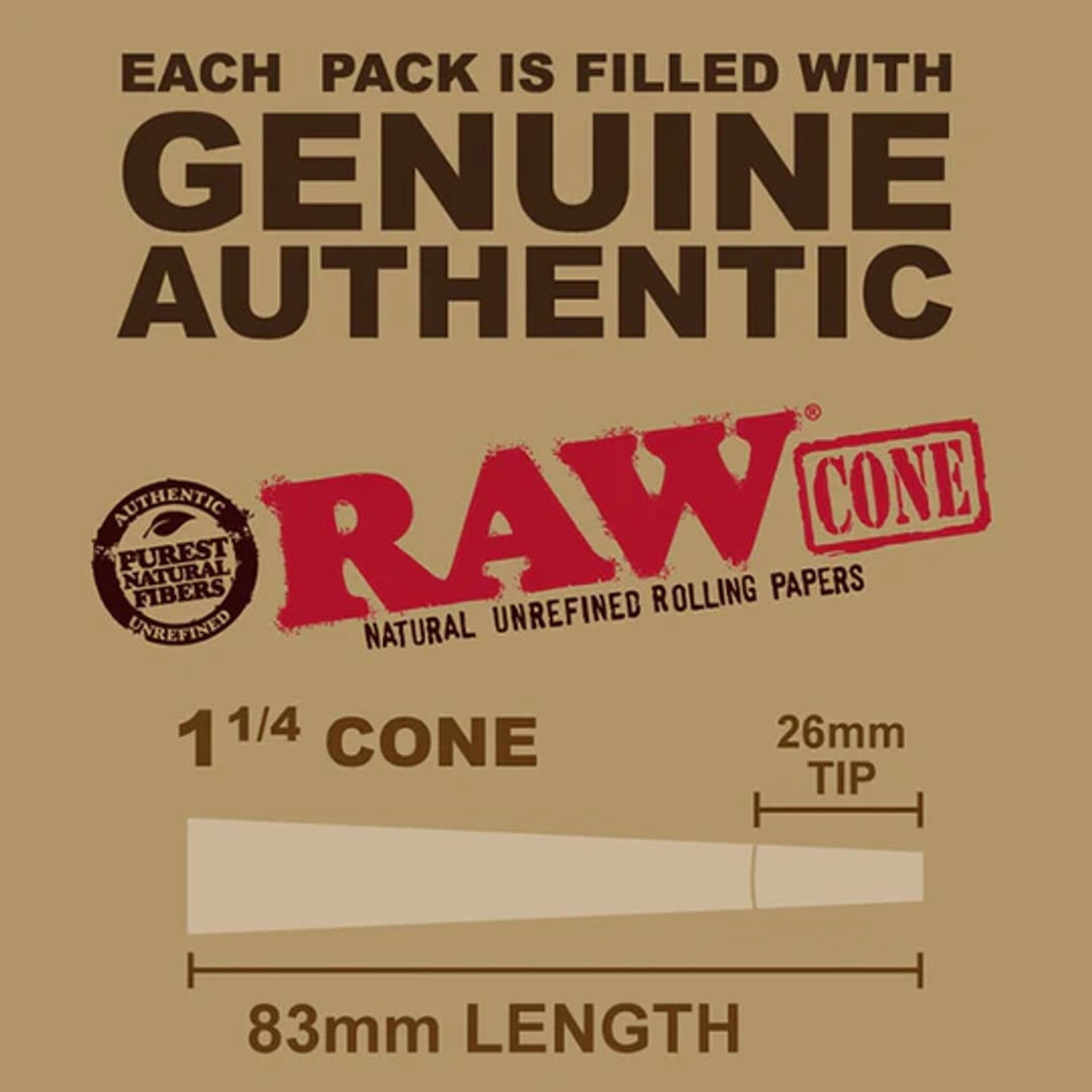 RAW Classic 300s 1 1/4 Rolling Papers | 300 Leaves Per Pack Official RAW 4 Pack