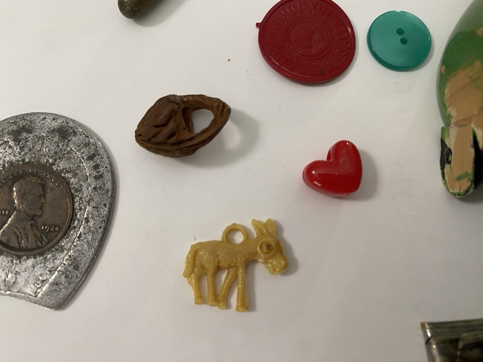 Vintage Trinkets Junk Drawer Lot for Trinket Shelf or Craft Art M198