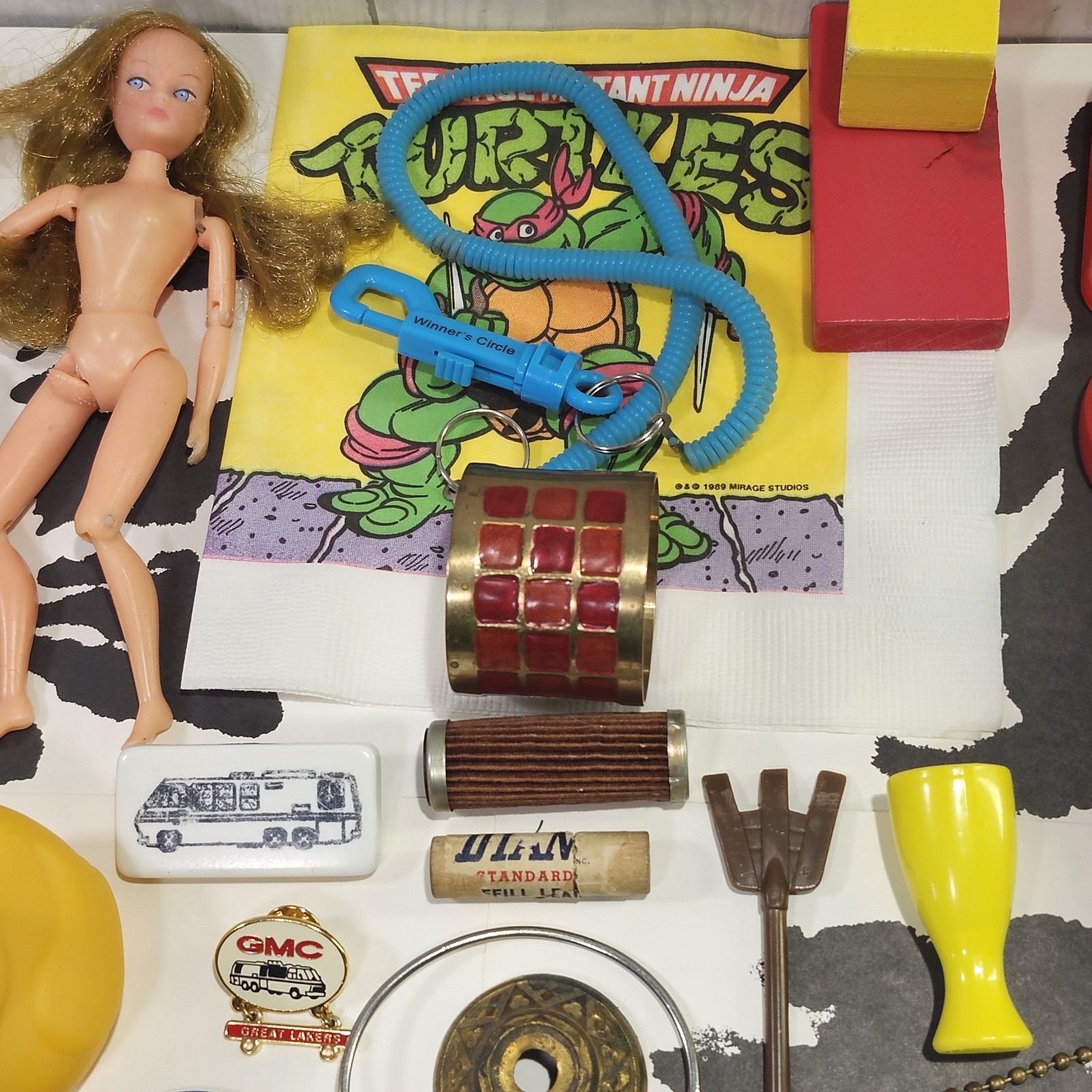 Mixed Media Lot Assemblage Art Junk Drawer Lot Vintage to Now 50 pcs