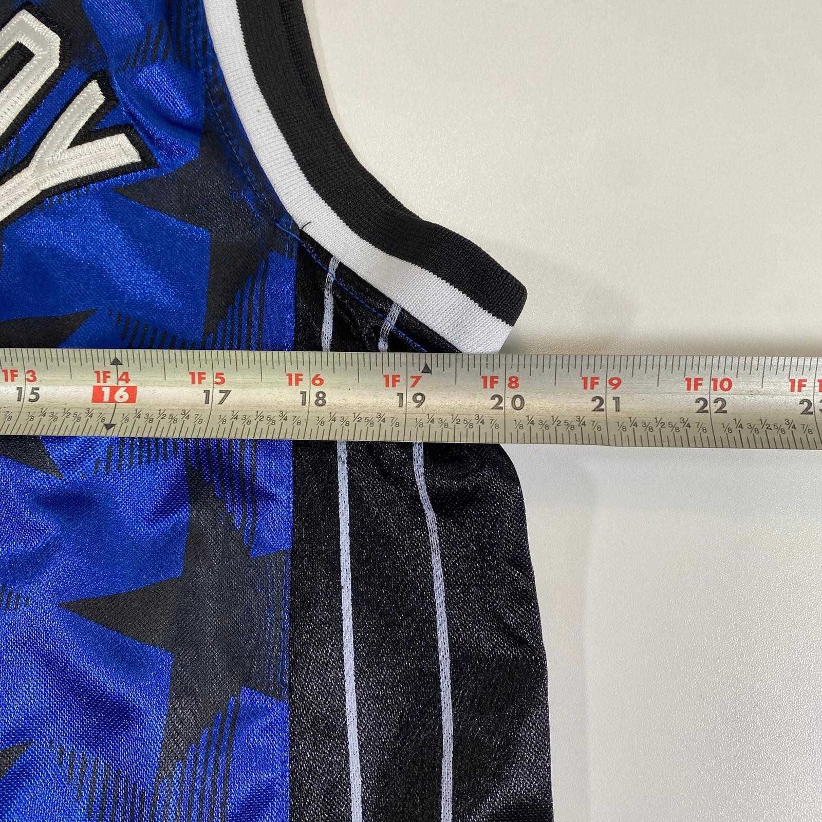 Reebok Tracy McGrady T-Mac Orlando Magic Sewn Blue Stars Jersey Men’s Small