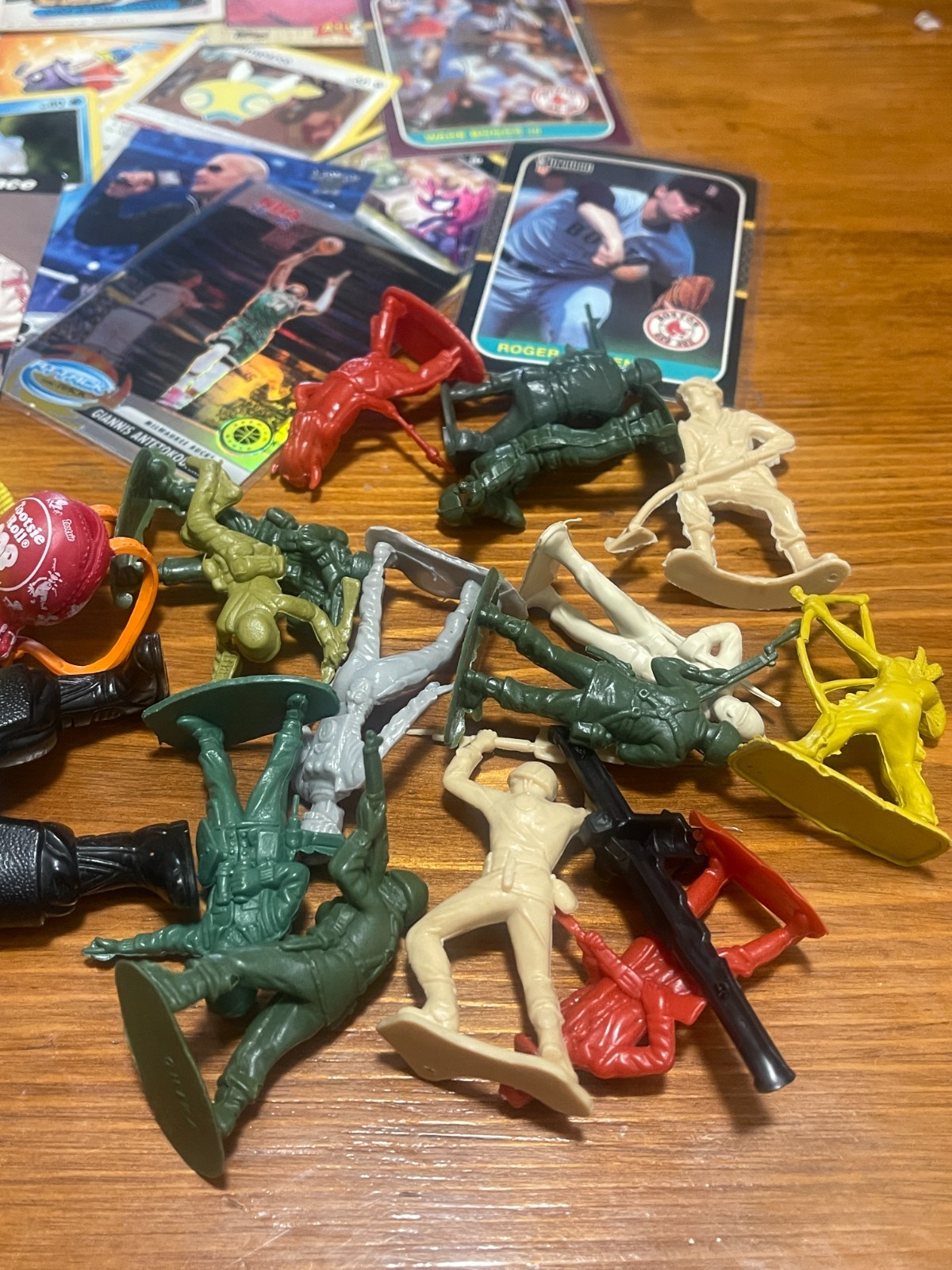Vintage Junk Drawer Lot CHARGER ,BASEBALL Cards, GPK, TOYS, Pokémon