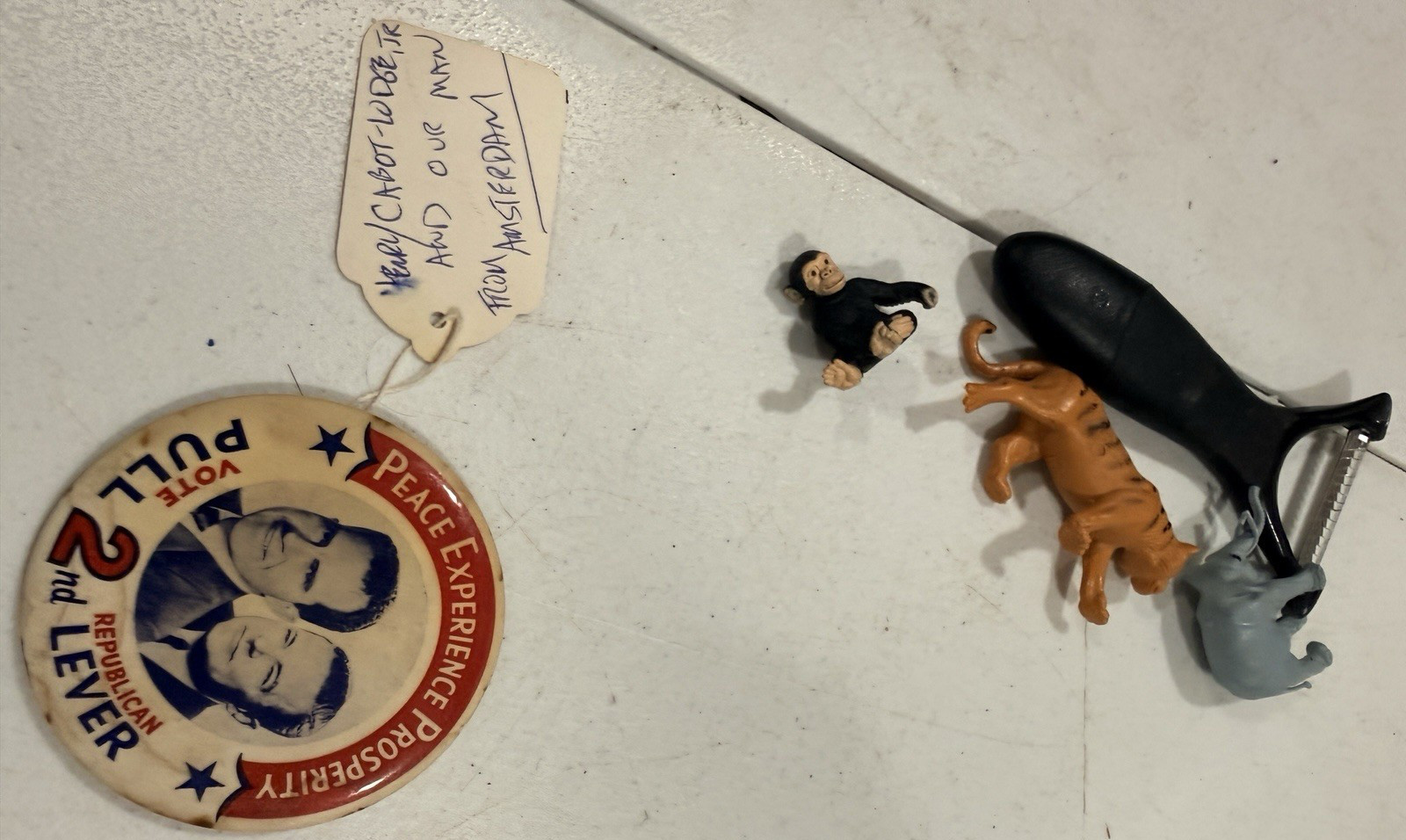Huge Junk Drawer Lot Assorted Vtg Items Wood Metal Ephemera Figures MUCH MORE