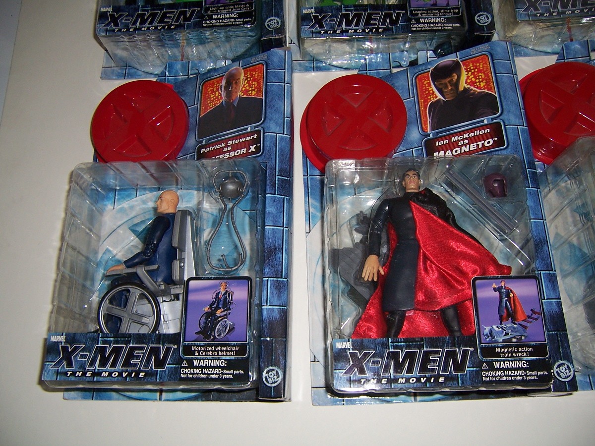 NEW X-MEN The Movie Figure Lot Set of 12 – One Owner Rogue Mystique Wolverine +