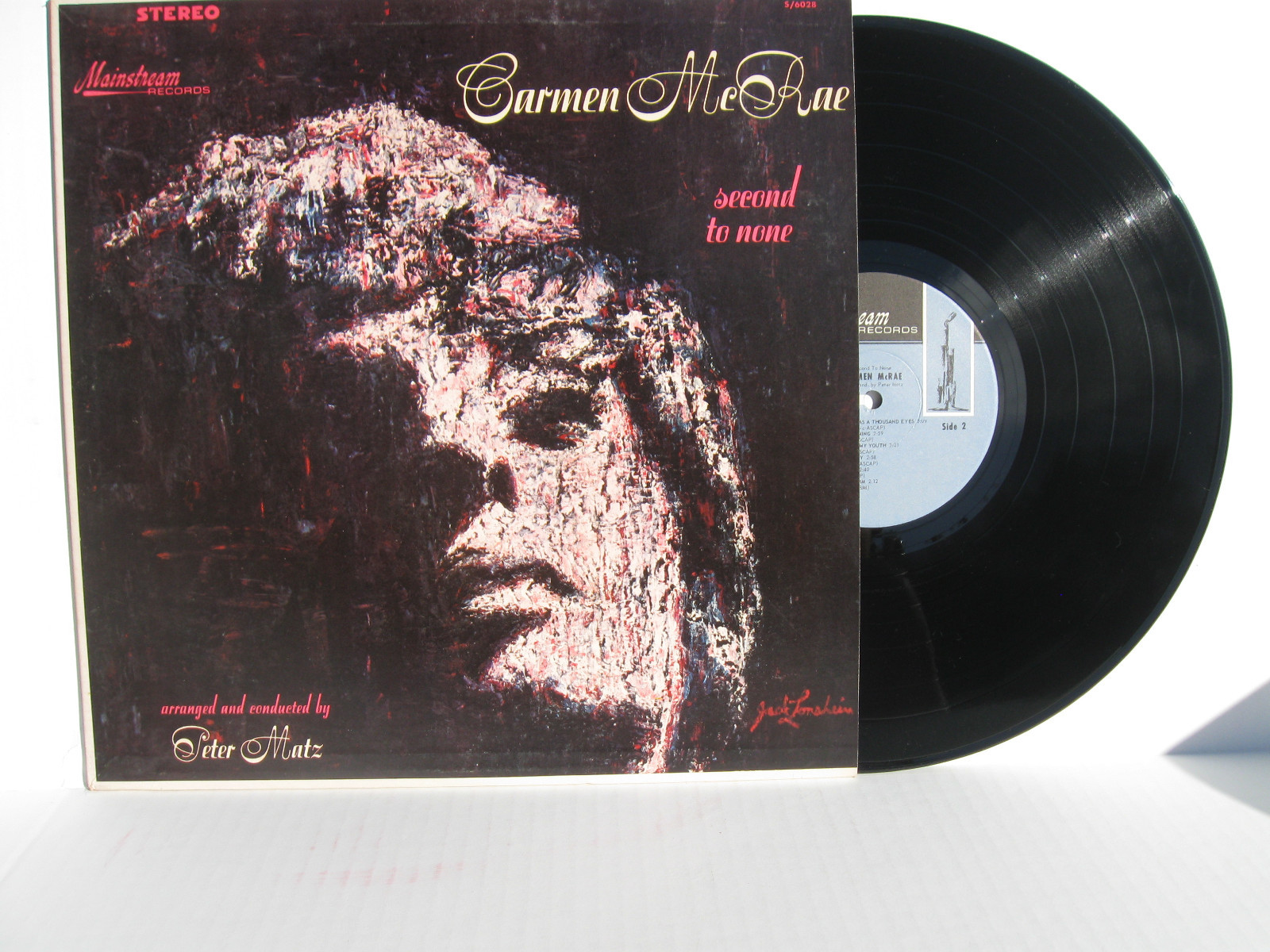 CARMEN McRAE SECOND TO NONE vinyl LP MAINSTREAM ST-90808 M-