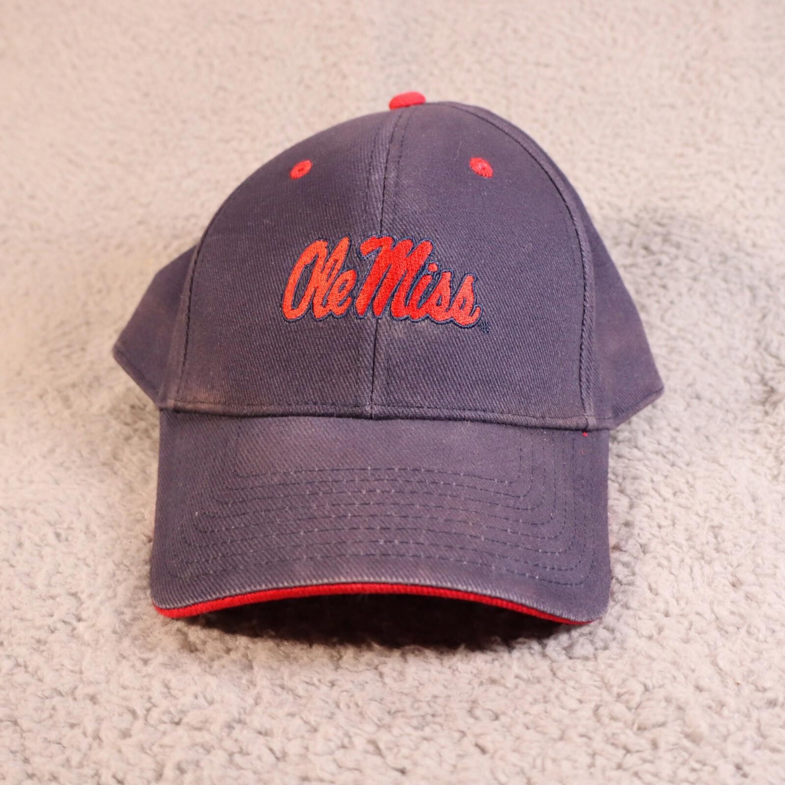 Ole Miss Rebels Signatures Hat Dad Cap Strap Back