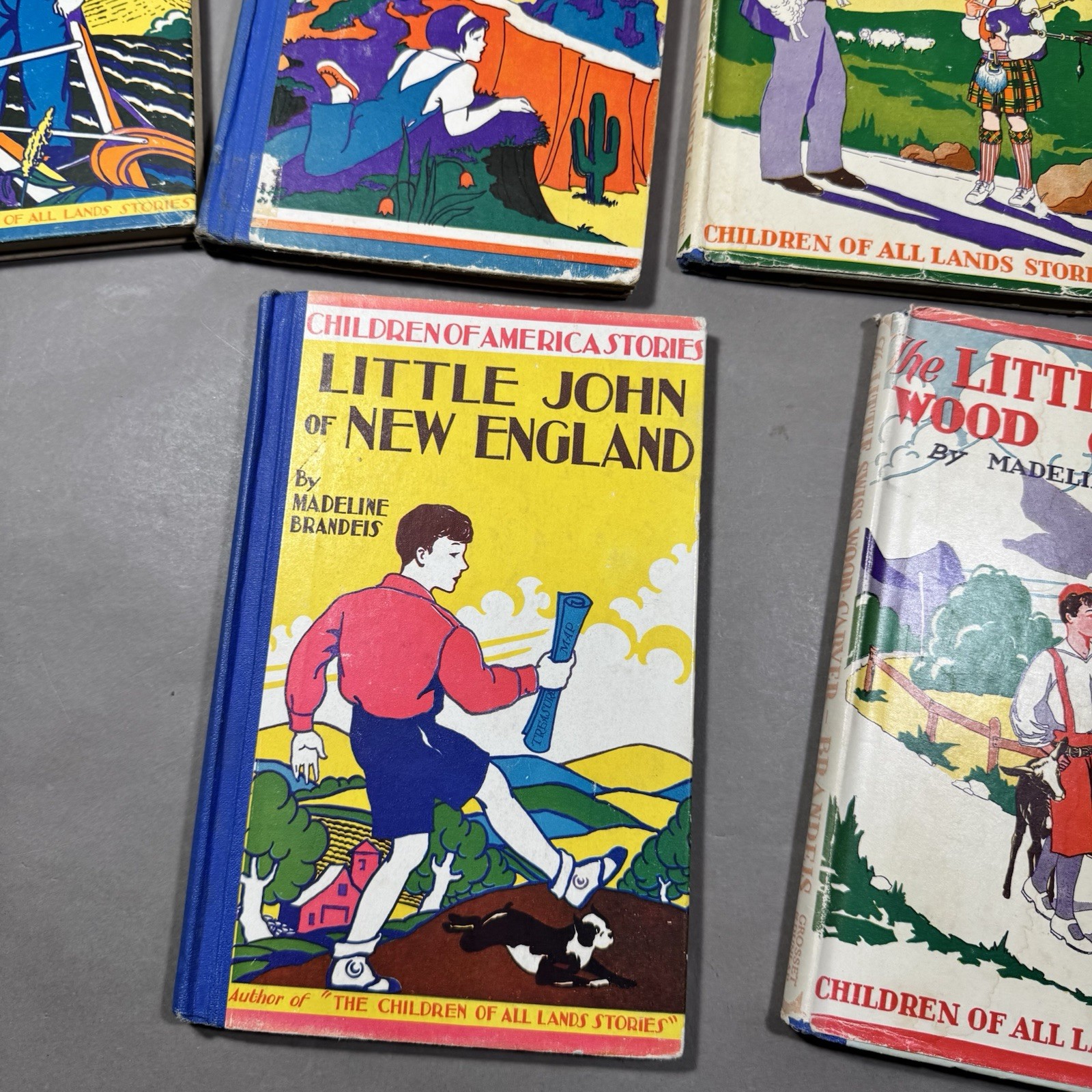 Lot of 10 Madeline Brandeis Children of All Lands & America Stories Books