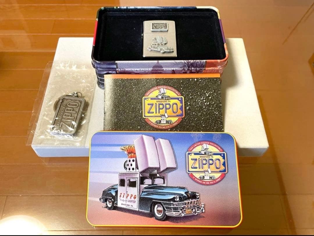 ZIPPO Zippoker advertising car metal pasted 50th anniversary limited edition