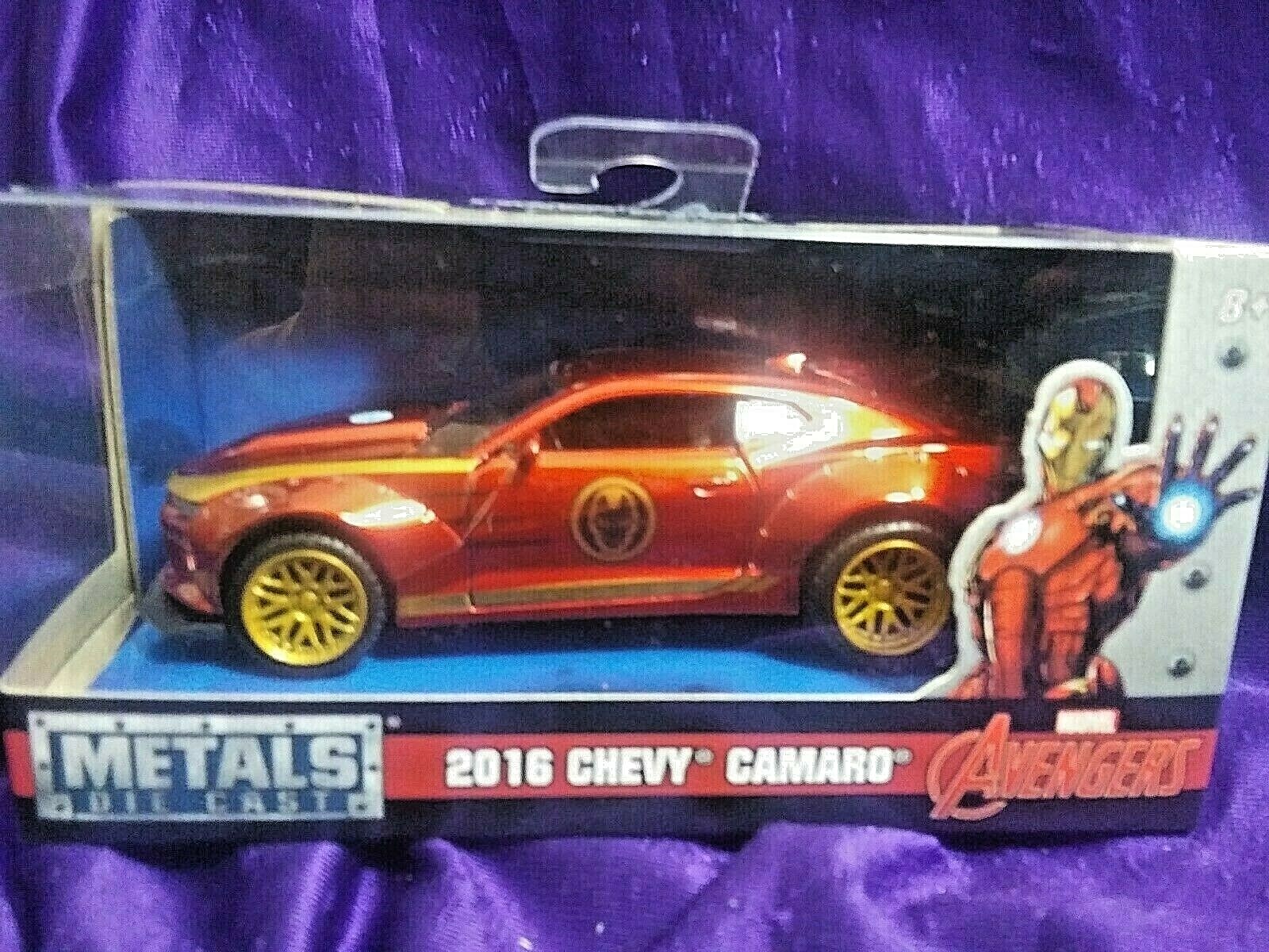 Marvel Avengers 2016 Chevy Camaro Jada Metals Diecast 1:32 Scale Ages 8 & Up New