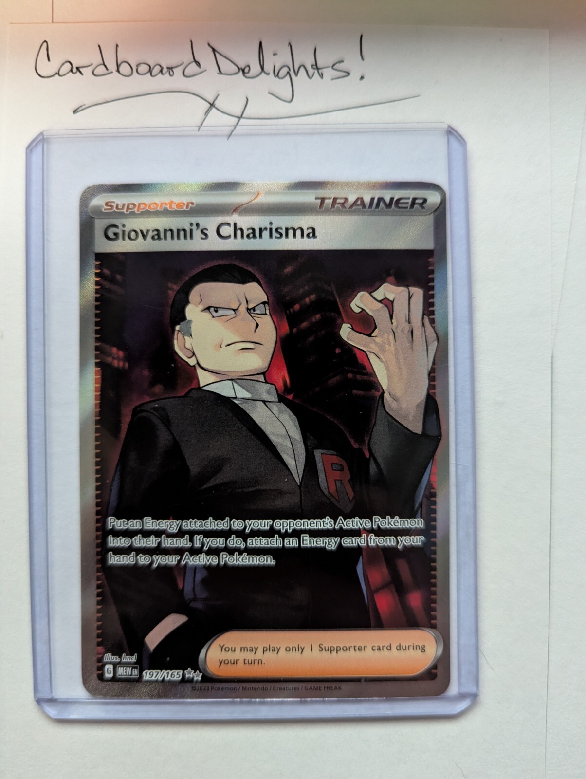 Pokemon 151 EX lot & Giovanni’s Charisma