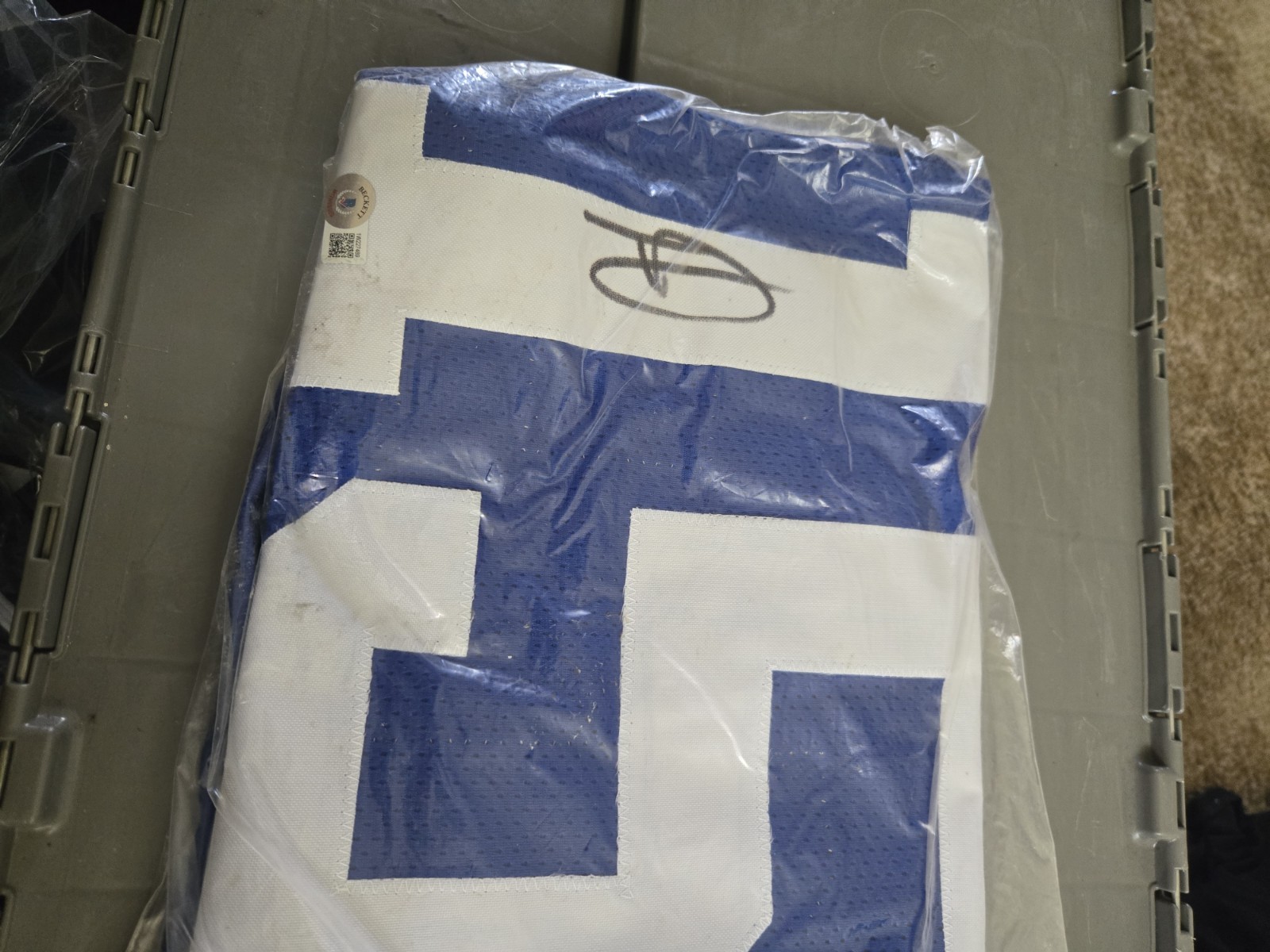 Autographed Football Jersey each in Bags w/ JSA Cards (Multiple)