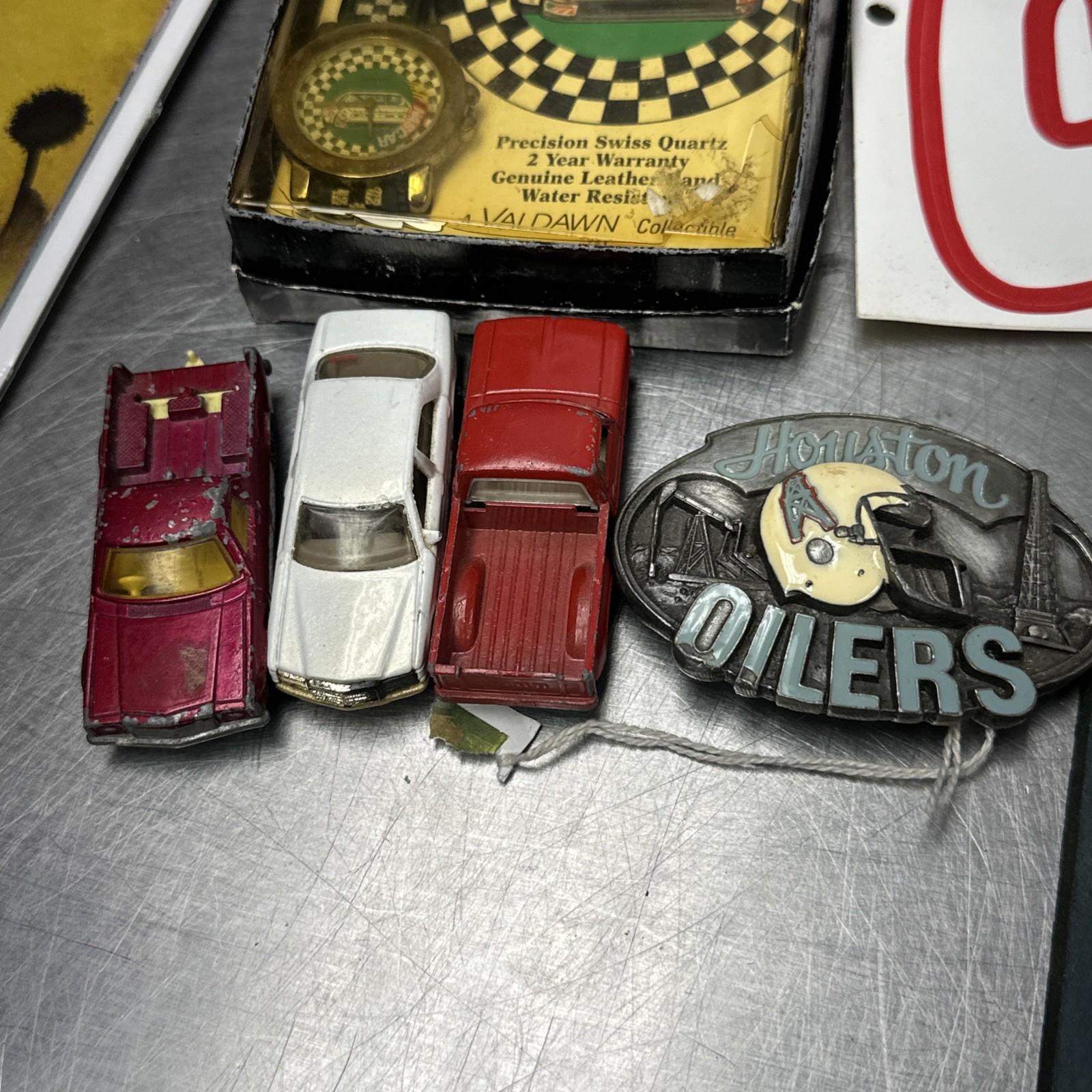 Junk Drawer Job Lot Baseball Card Stamp Jewelry Camera Metal Toys Car Coin #2