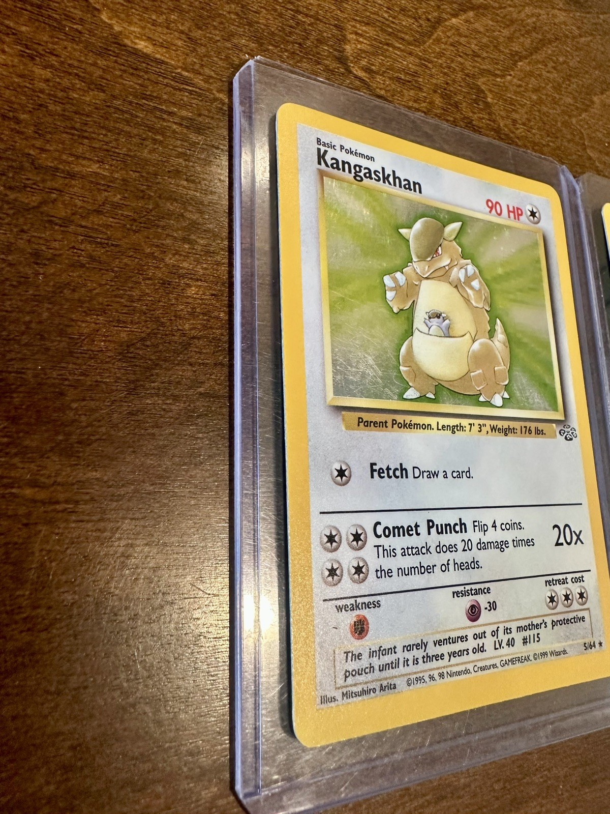 Holographic Pokemon Cards Articuno, Kangaskhan, Lapras, Aerodactyl Base Set