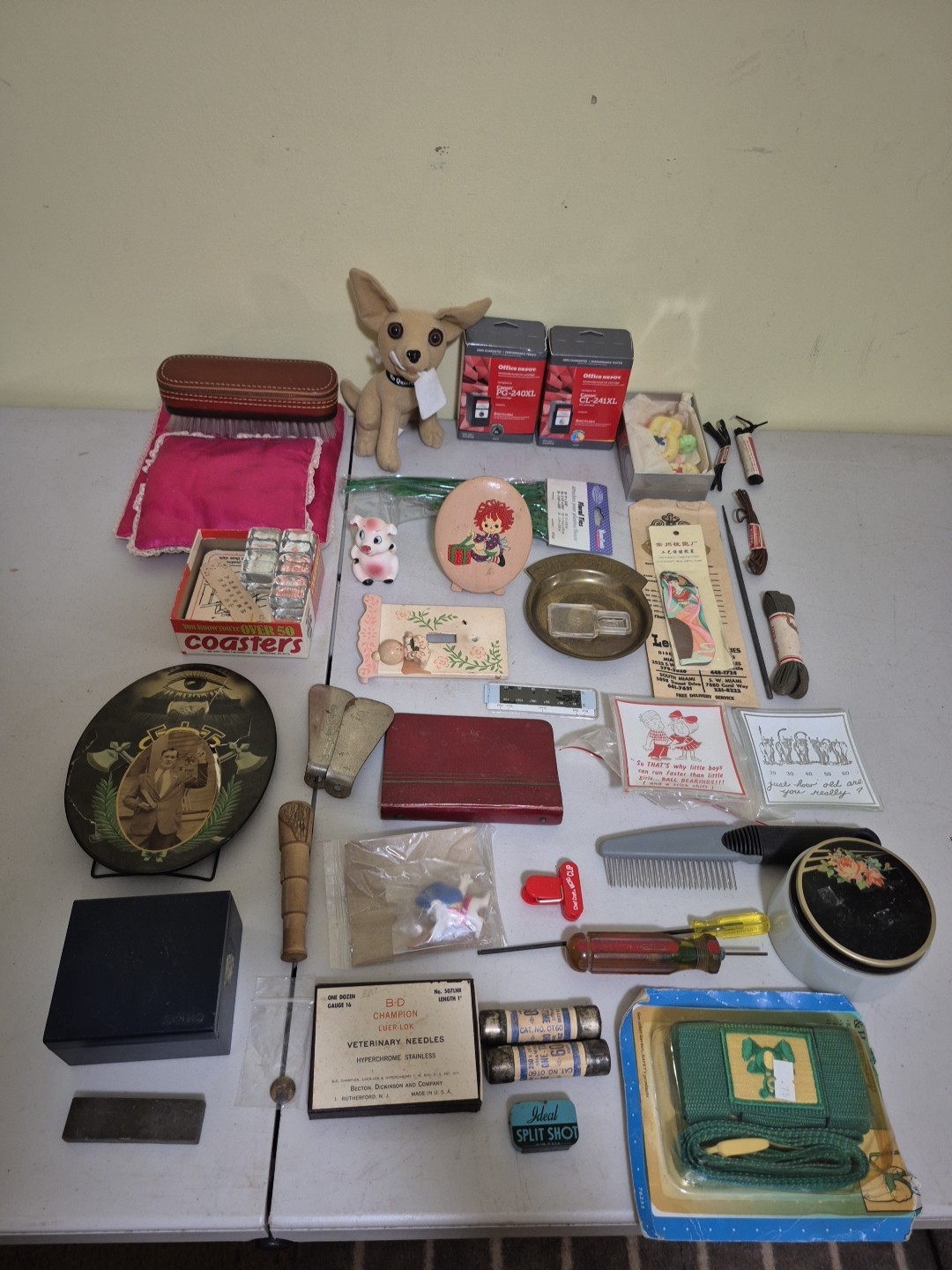 Junk Drawer Knick Knack Stuff Mixed Bundle Lot Of Many Pieces