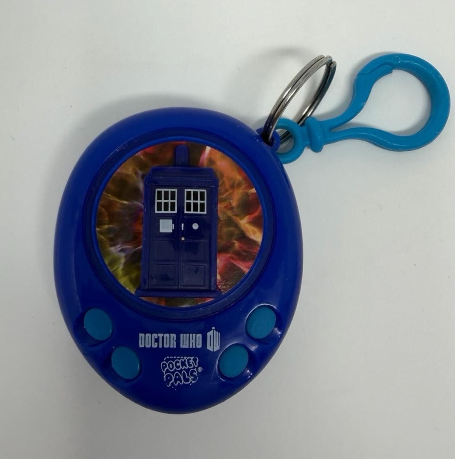 Doctor Who TARDIS Talking Clip On Keychain – Pocket Pal & Backpack Keyring