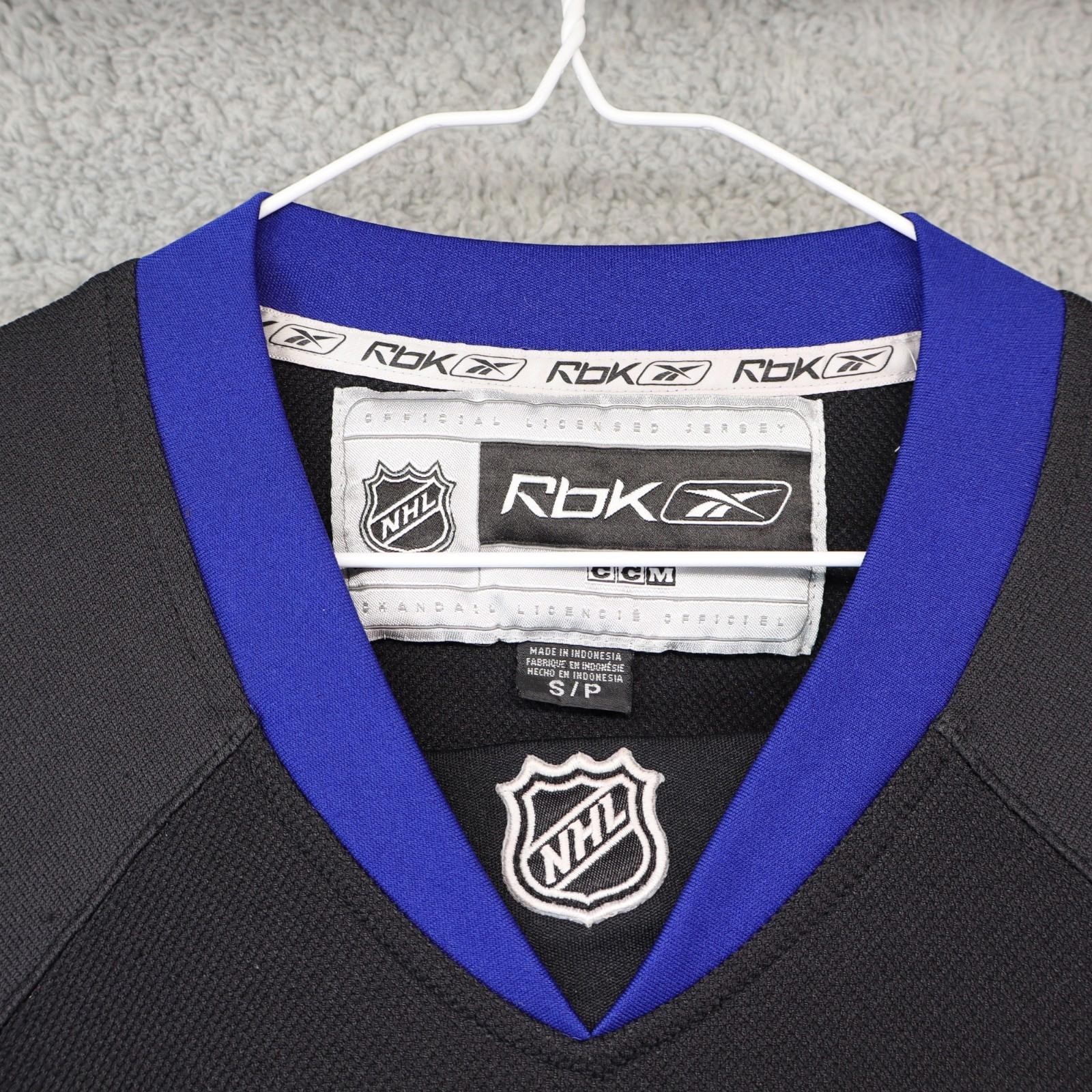 Tampa Bay Lightning Jersey Reebok Mens Small Black Stich NHL